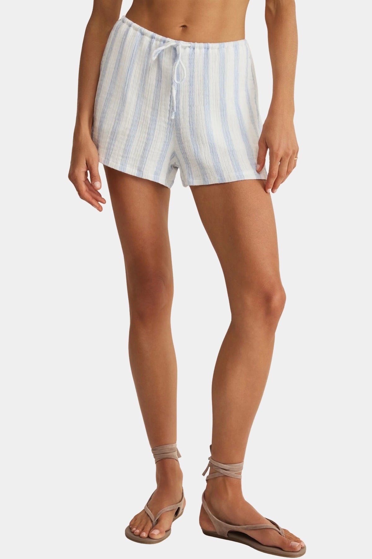 Daylight Striped Airy Short Sea Salt