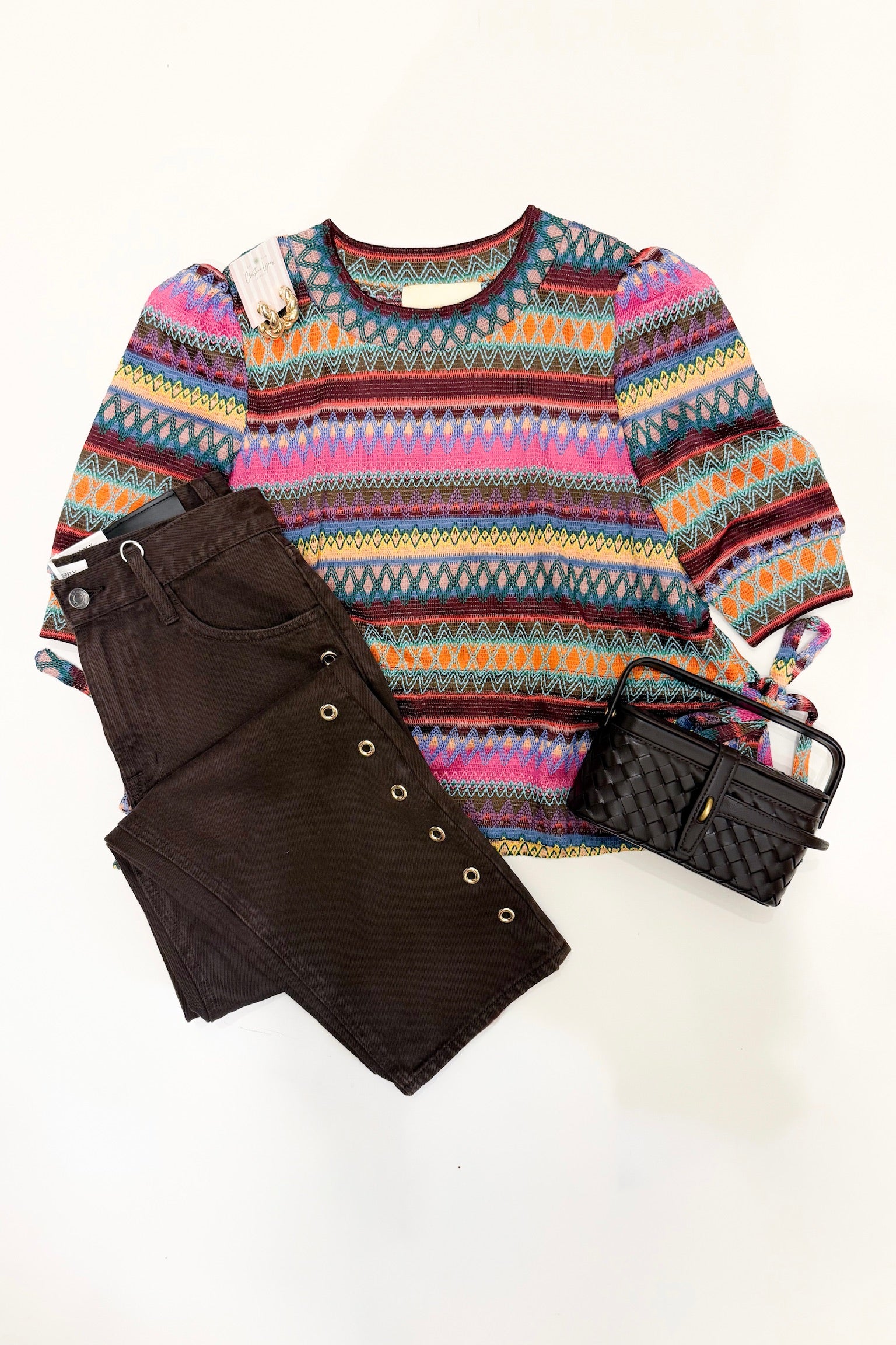 Alexa Sweater Top Multi