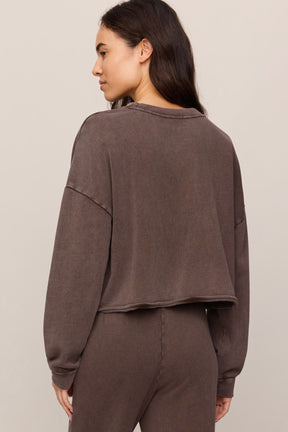 Circuit Sweatshirt Dark Chocolate