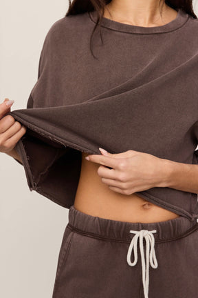 Circuit Sweatshirt Dark Chocolate