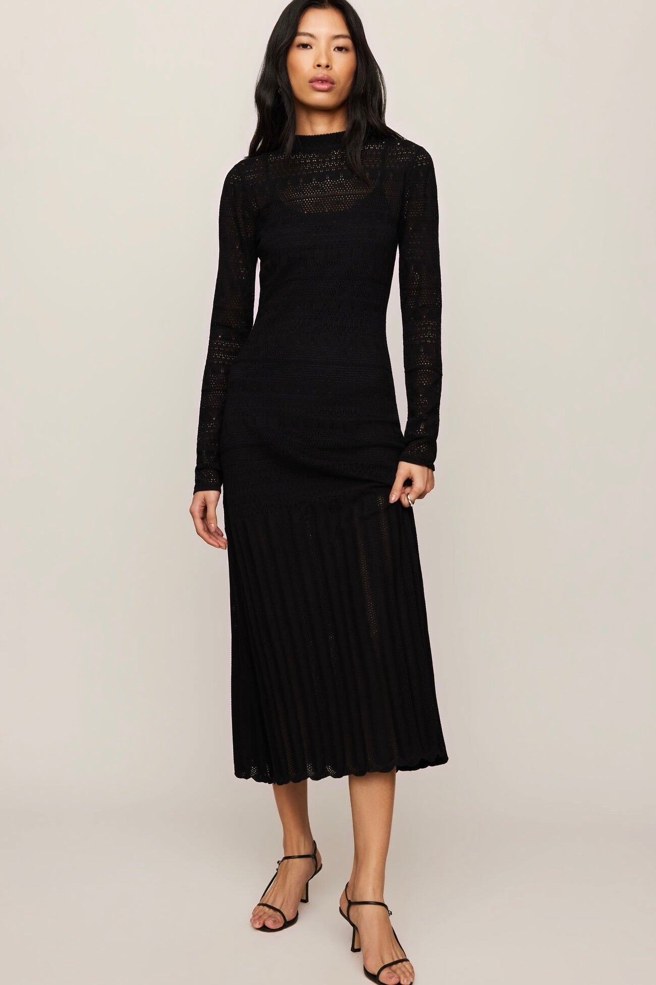 Avery Midi Dress Black