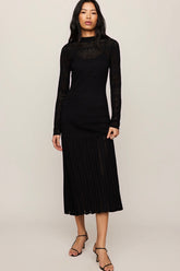 Avery Midi Dress Black