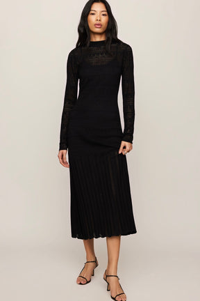 Avery Midi Dress Black