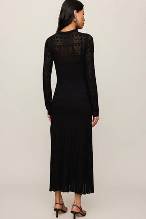 Avery Midi Dress Black