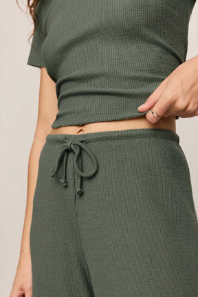 Waffle Pant Monstera