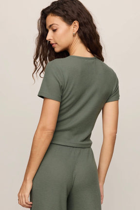 Waffle Tee Monstera