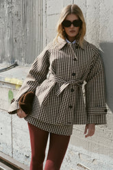Clarke Trench Coat Gingham