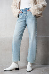 Hallie Studded Denim