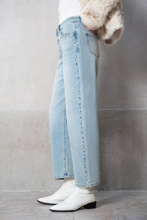Hallie Studded Denim