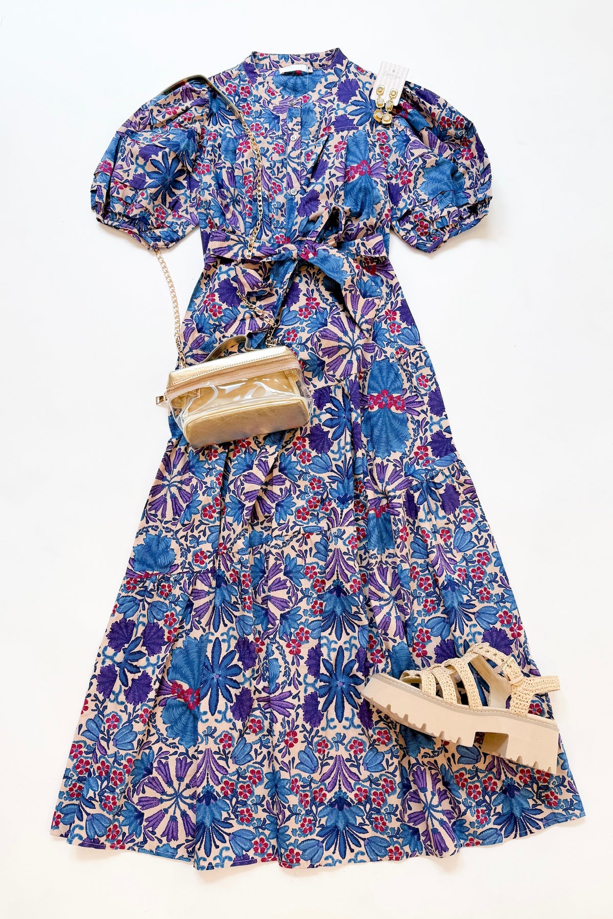 Hollis Blouse Purple Floral