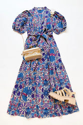 Hollis Blouse Purple Floral
