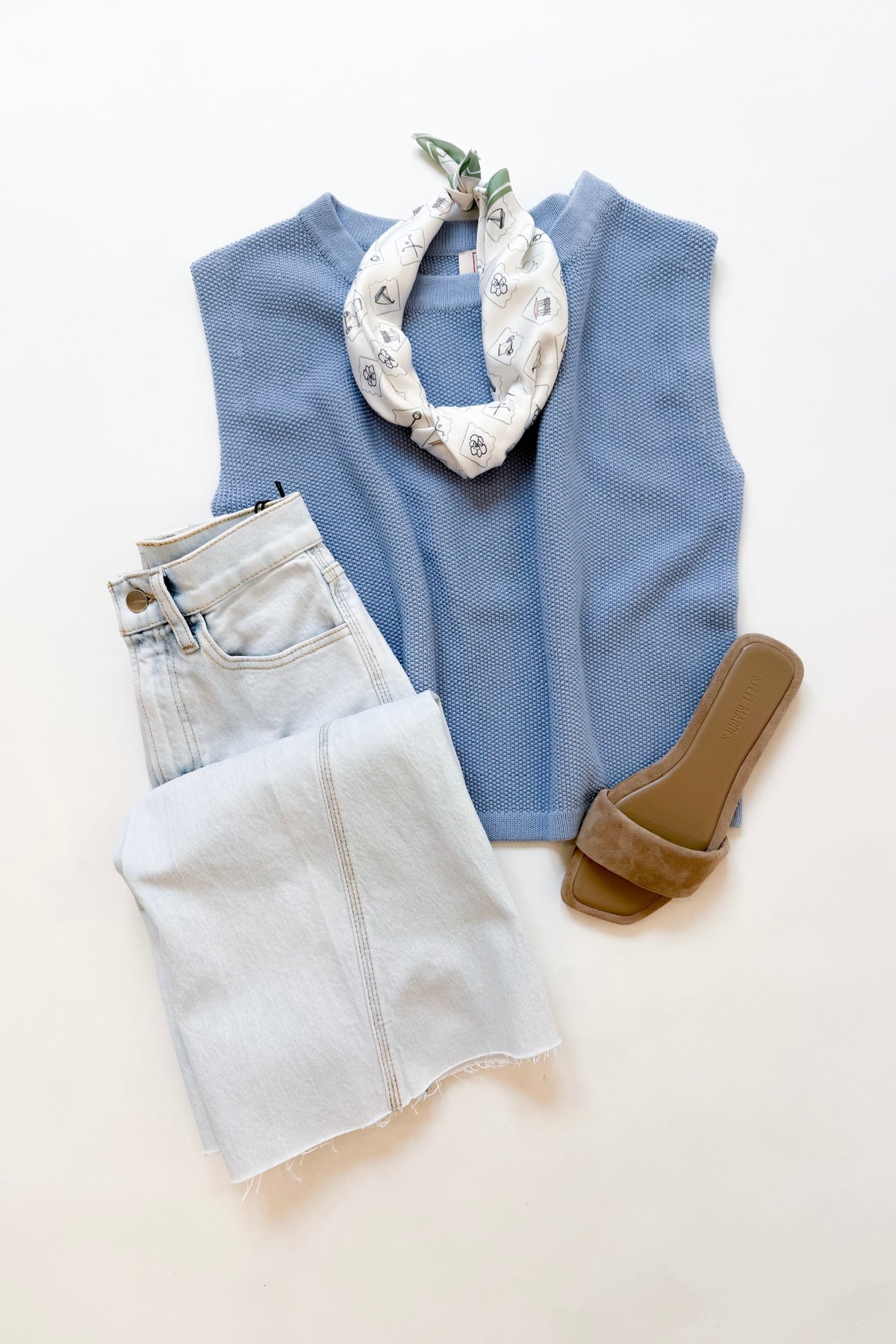 Camille Top Water Blue