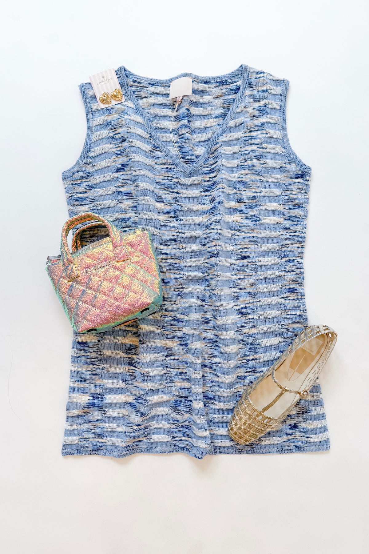 Madelyn Dress Ocean Pearl Blue