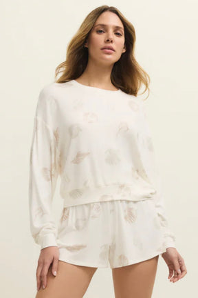 Bisous Shell Long Sleeve Top