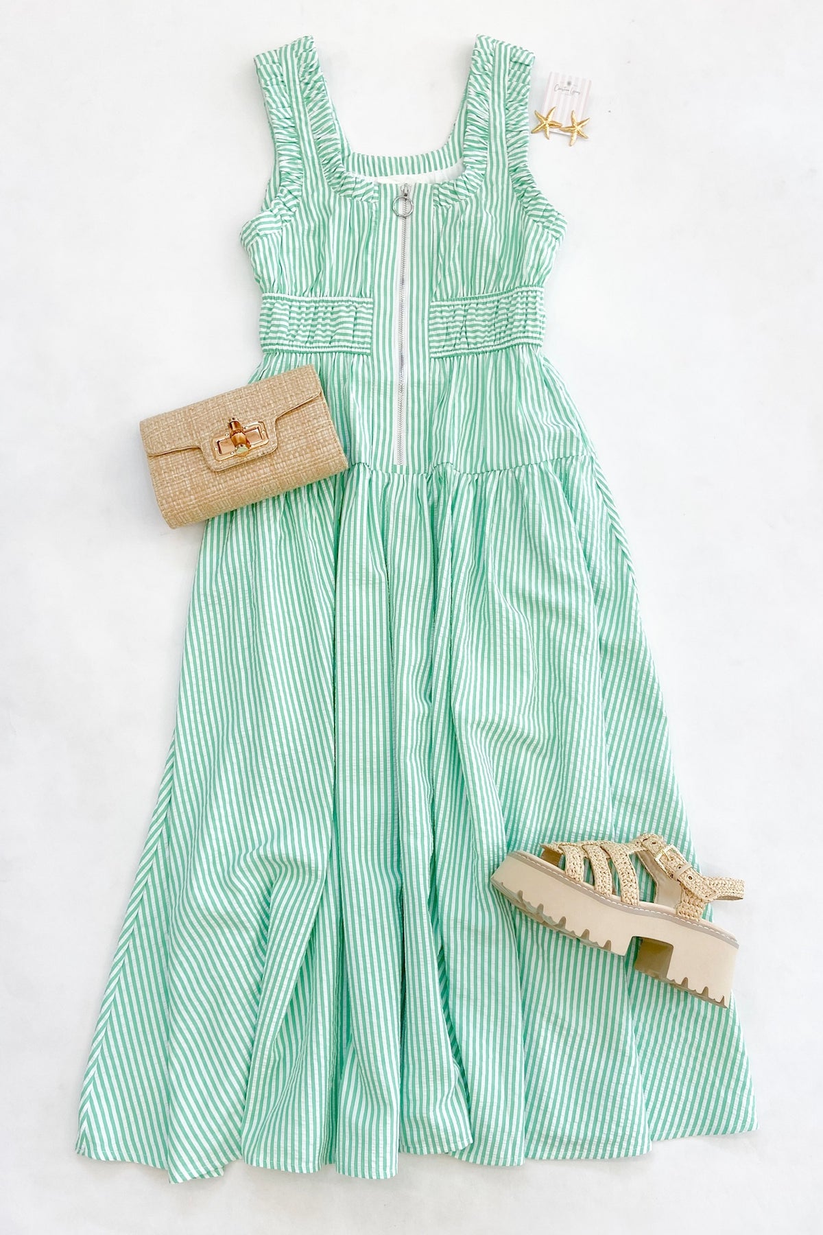 Andi Midi Dress Green