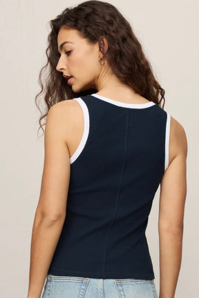 Sirena Colorblock Rib Tank Eclipse