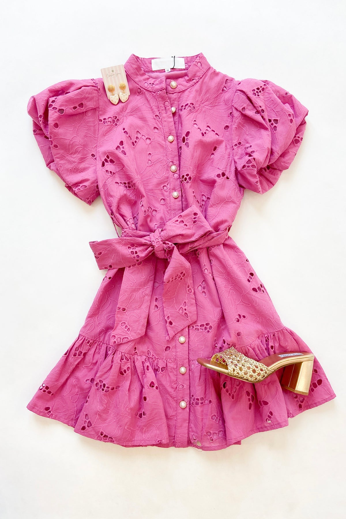 Drea Mini Dress Fuchsia