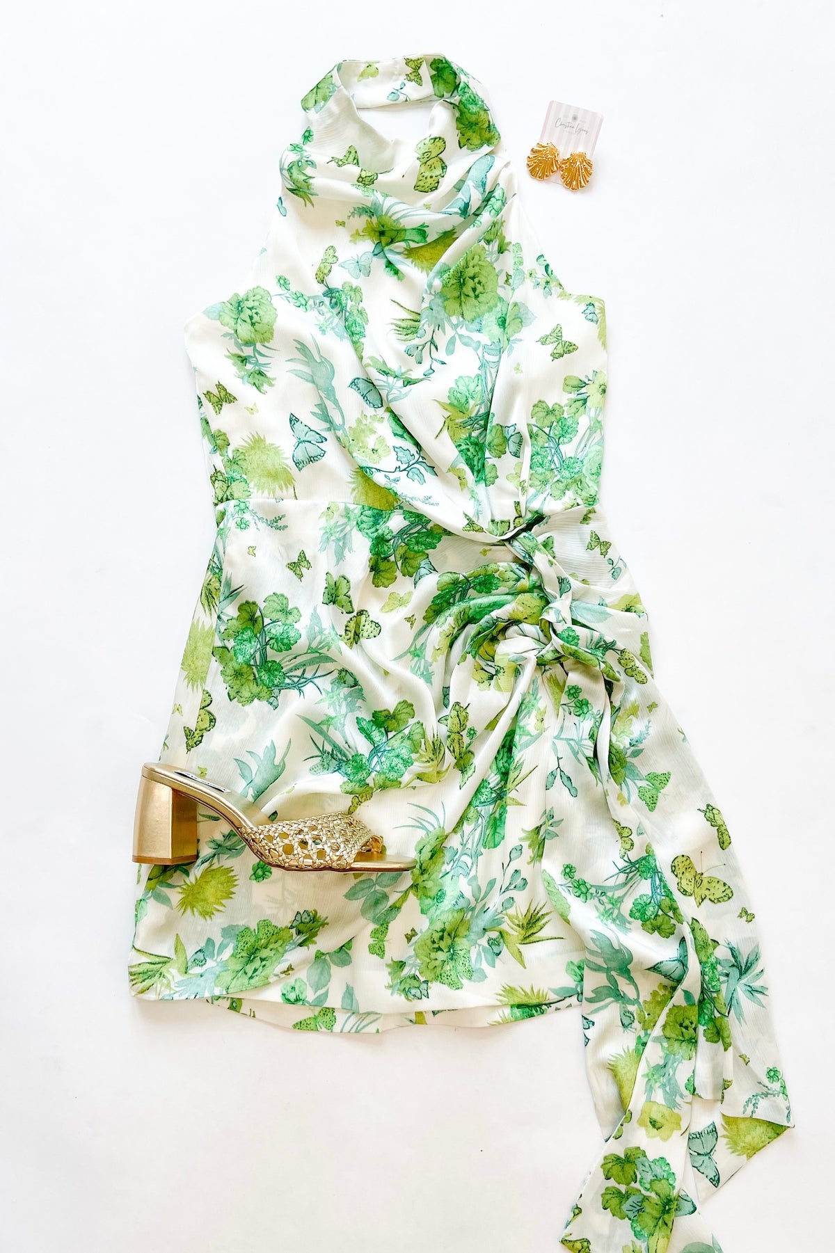 Tess Halter Mini Dress