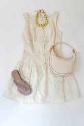 Embroidered Mini Dress