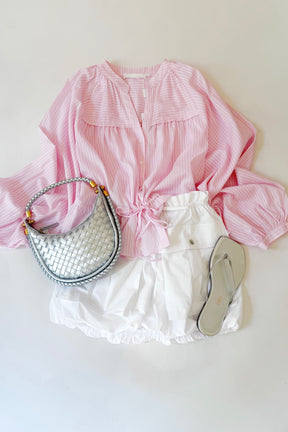 Jessalyn Top Pink Stripe