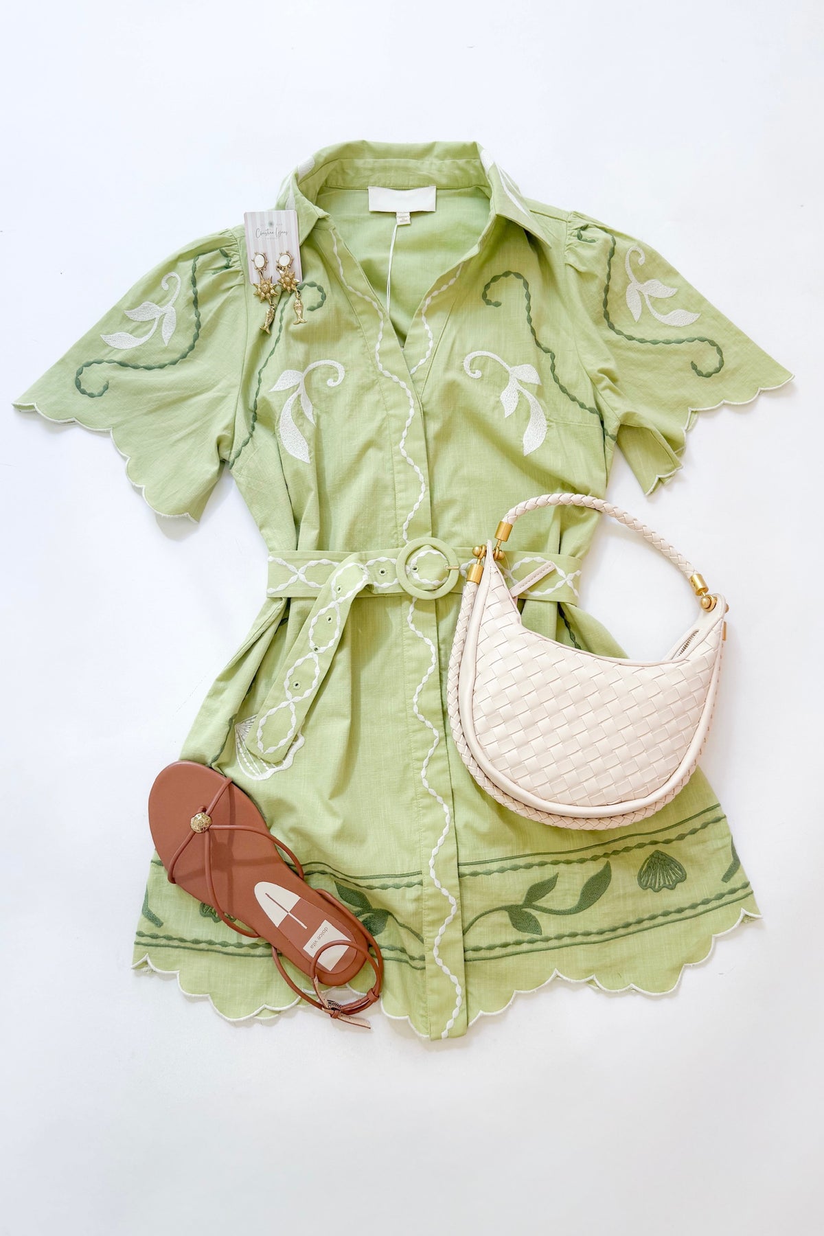 Poppy Dress Pastel Mint