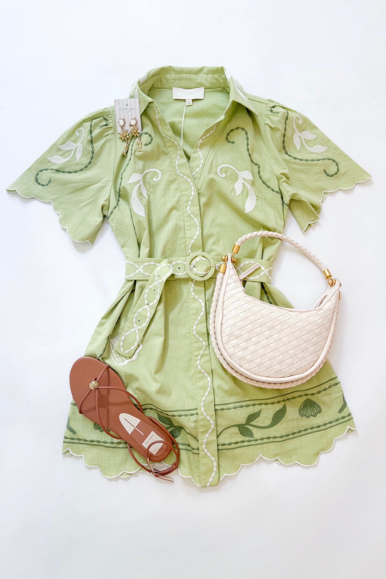 Poppy Dress Pastel Mint