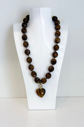 Lovie Necklace Brown