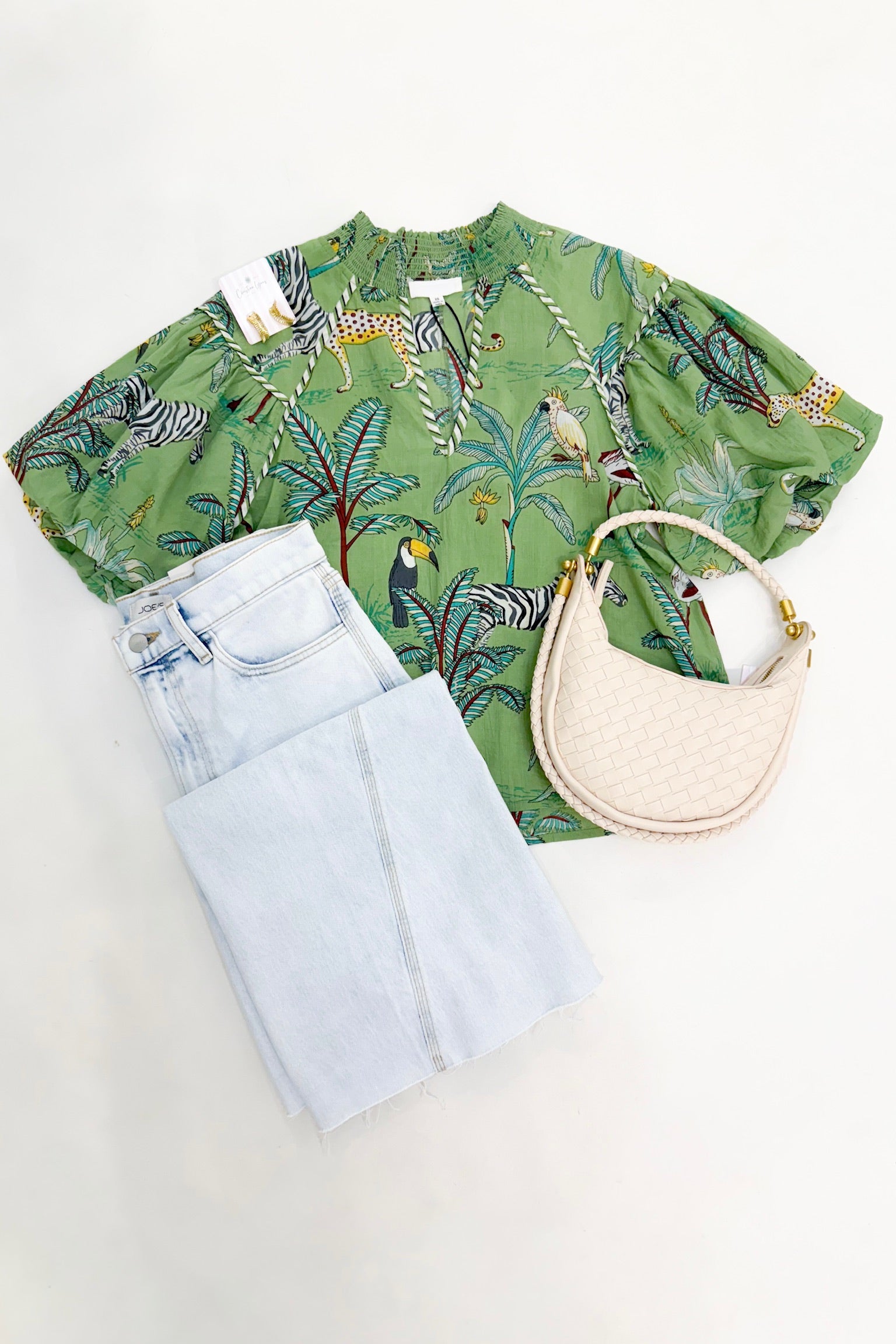 Safari Green Blouse
