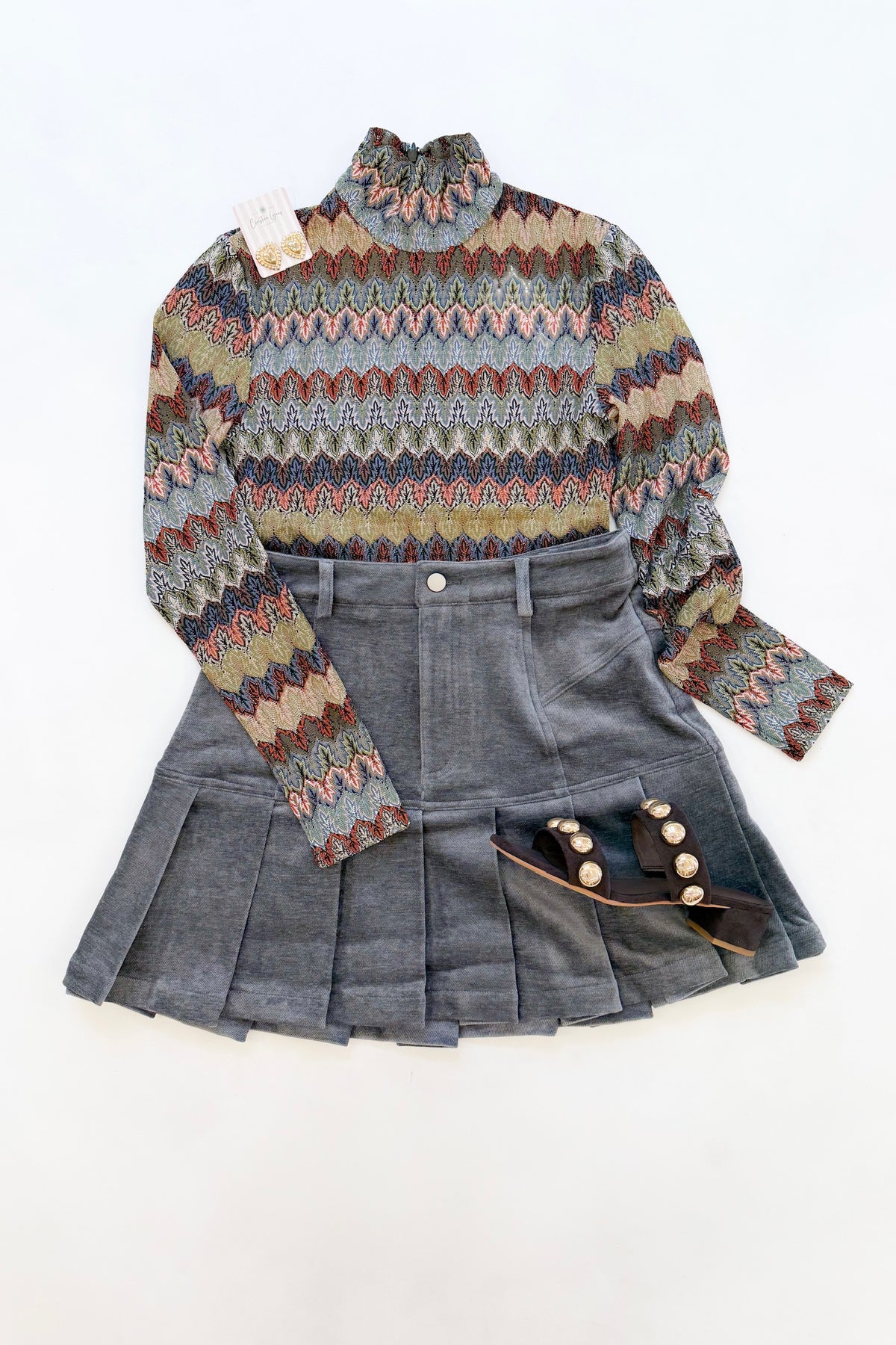 Maddix Skirt Charcoal