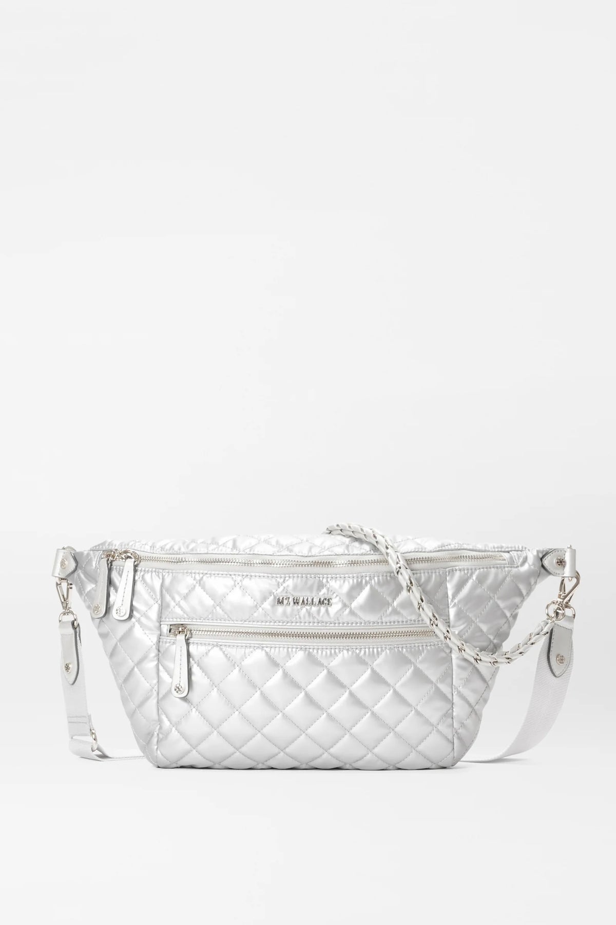 Crosby Crossbody Sling Bag Matte Silver