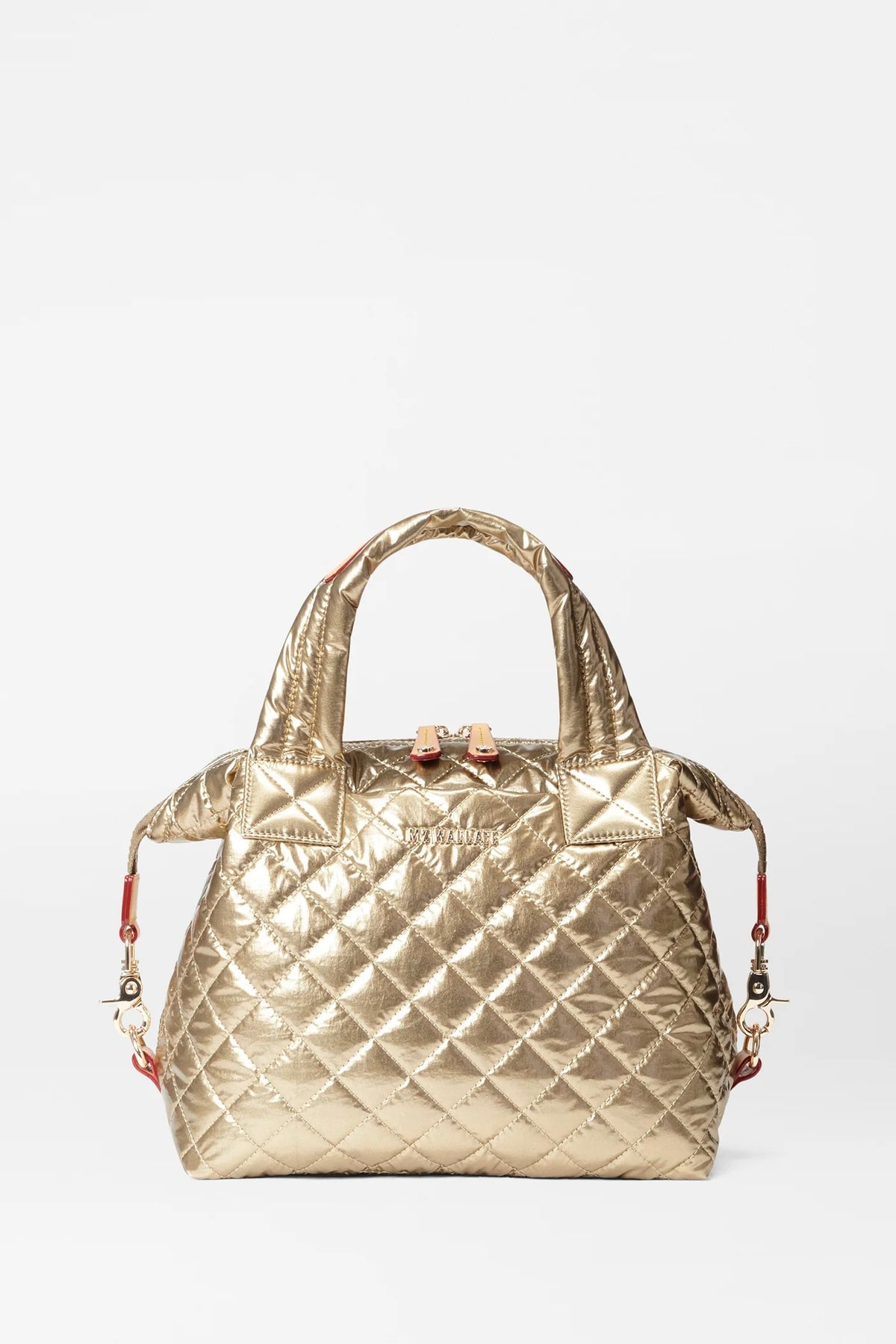 Small Sutton Deluxe Bag Antique Gold Metallic