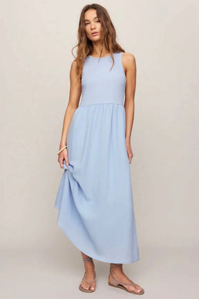 Charlotte Midi Dress Blue Light