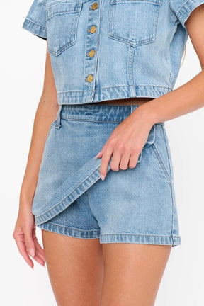 Monroe Denim Skort