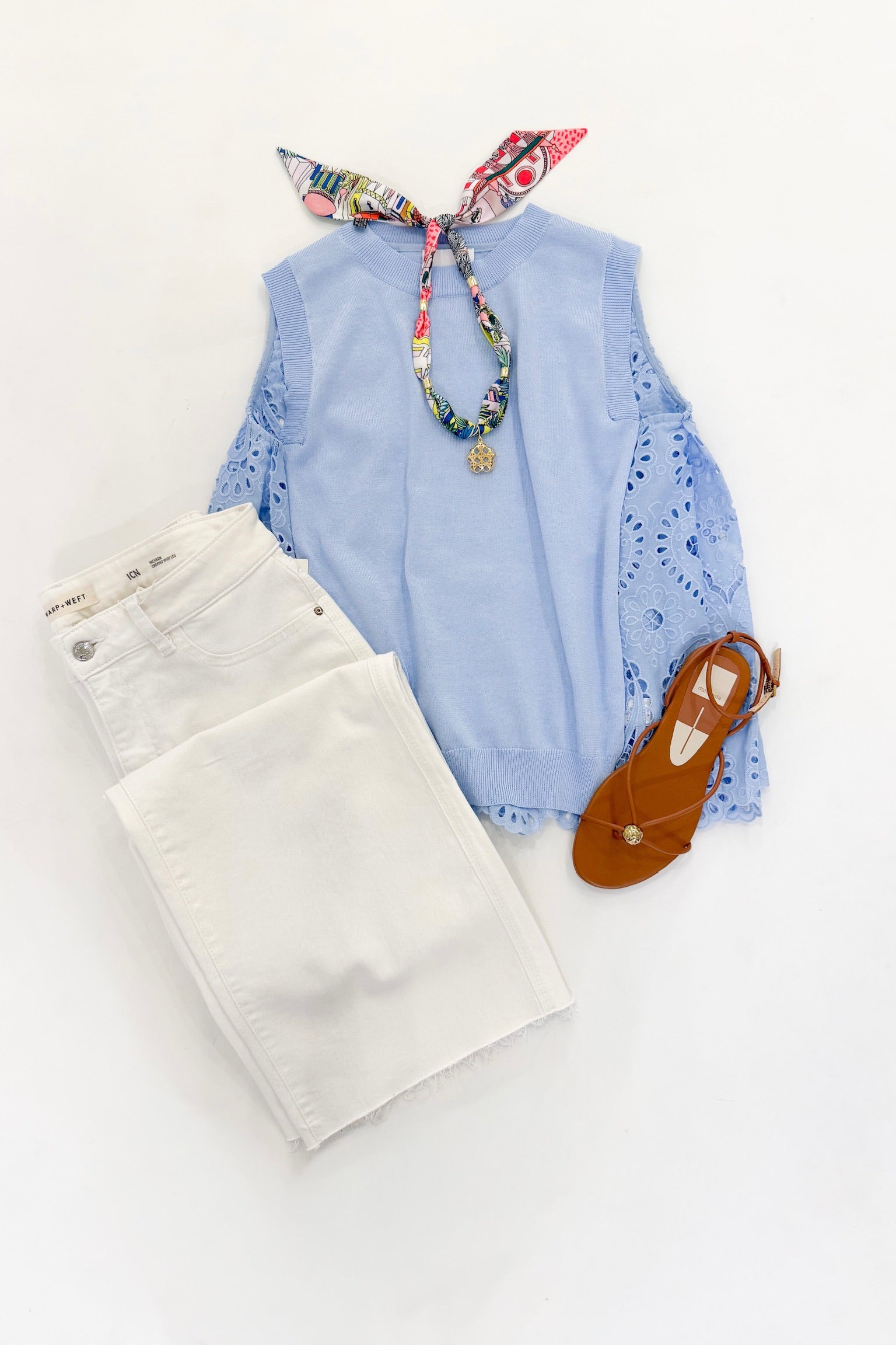 Evie Top Blue