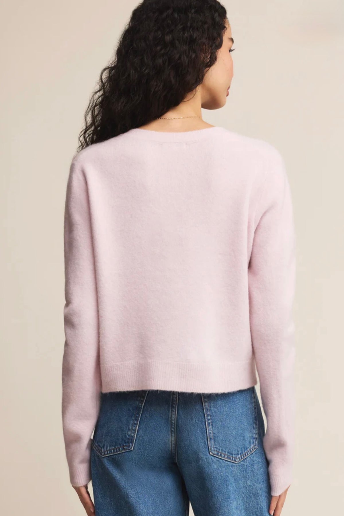 Medina Cardigan Washed Pink