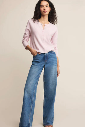 Medina Cardigan Washed Pink
