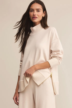 Sable Luxe Sweatshirt Warm White