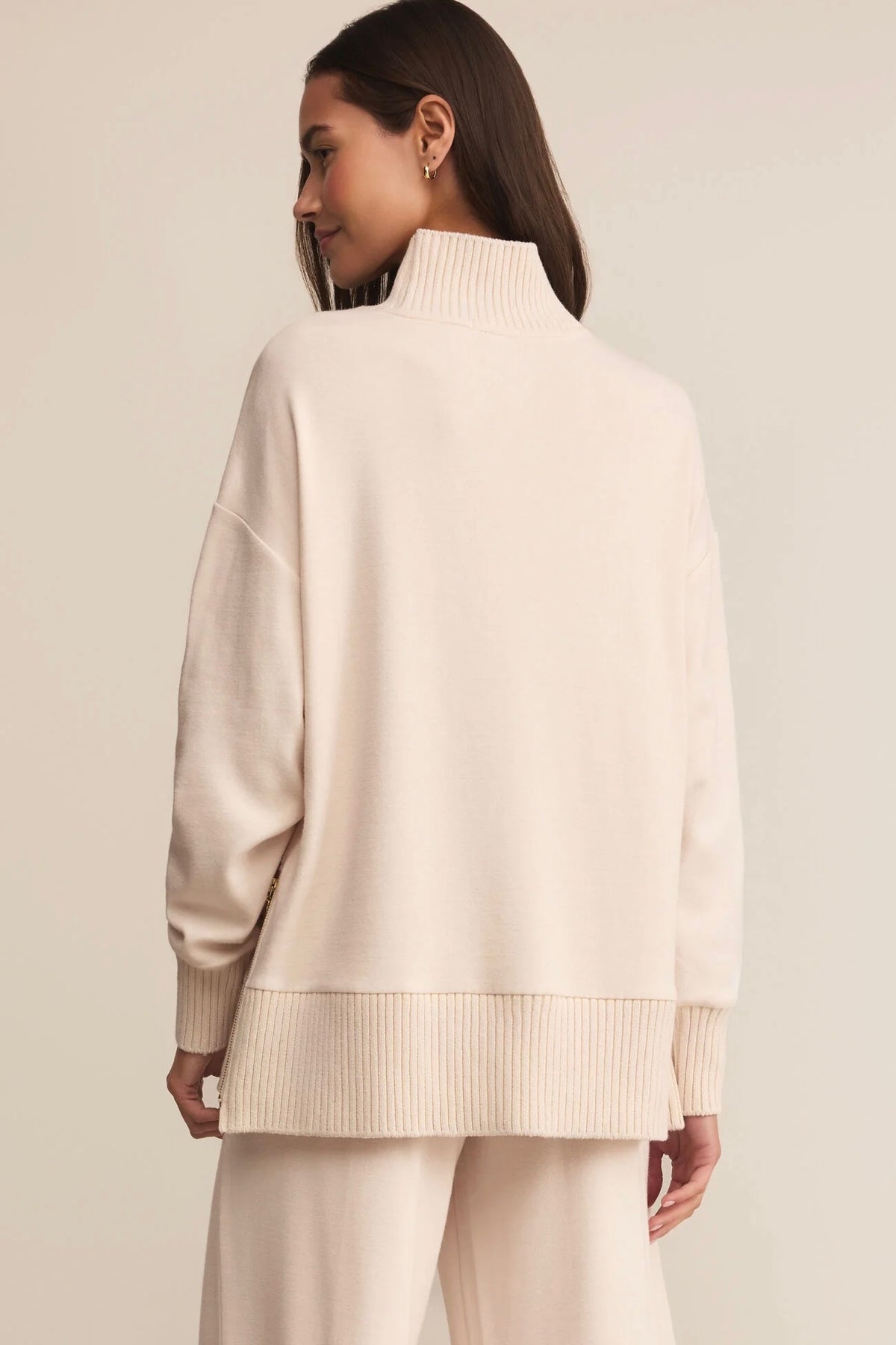 Sable Luxe Sweatshirt Warm White