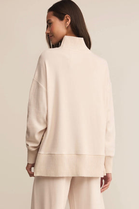 Sable Luxe Sweatshirt Warm White