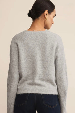 Medina Cardigan Heather Grey