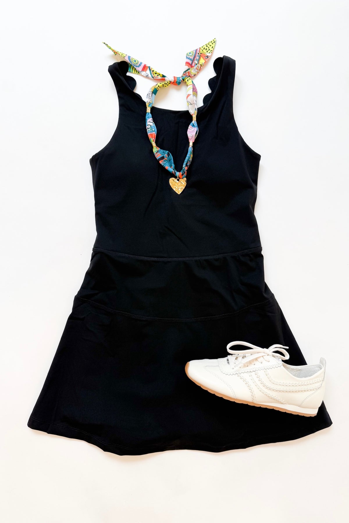 Scallop Back Kourt Dress