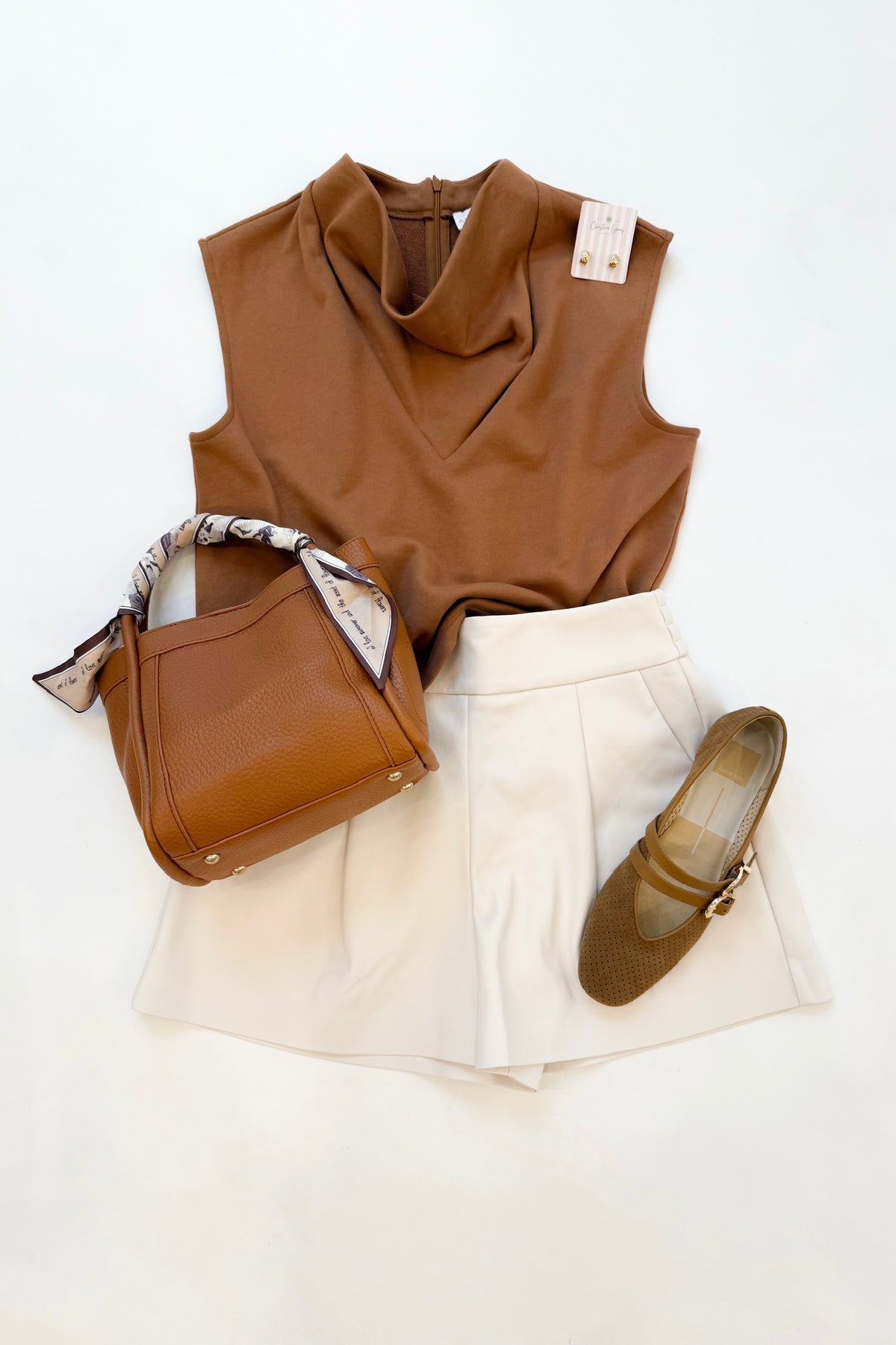 Zane Knit Top Camel