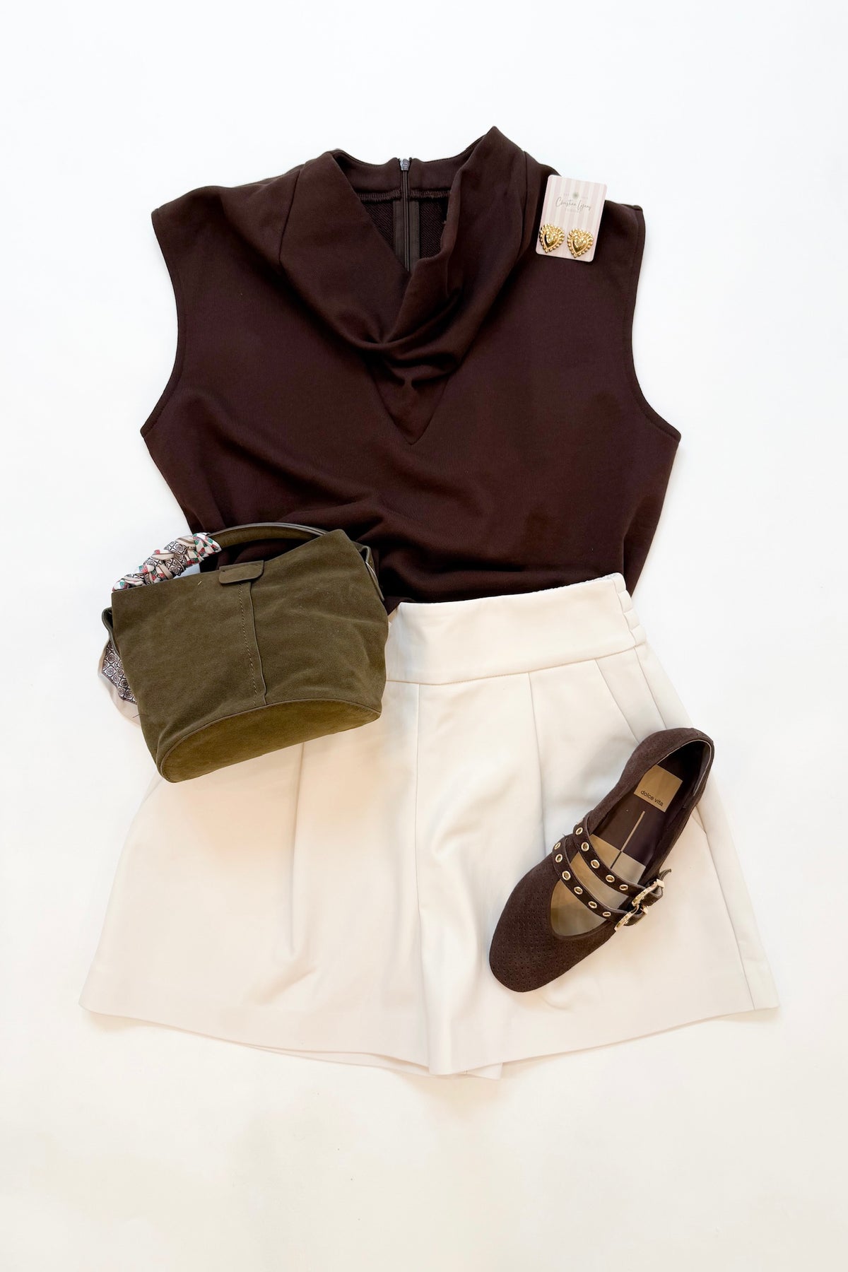 Zane Knit Top Chocolate