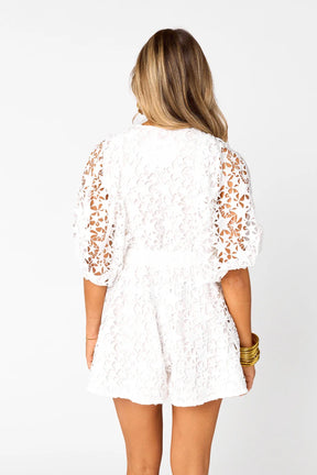 Evan Eyelet Romper