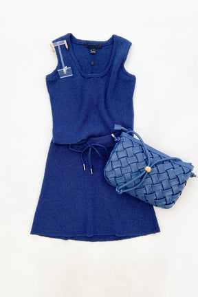 Terry Spun Tank Navy