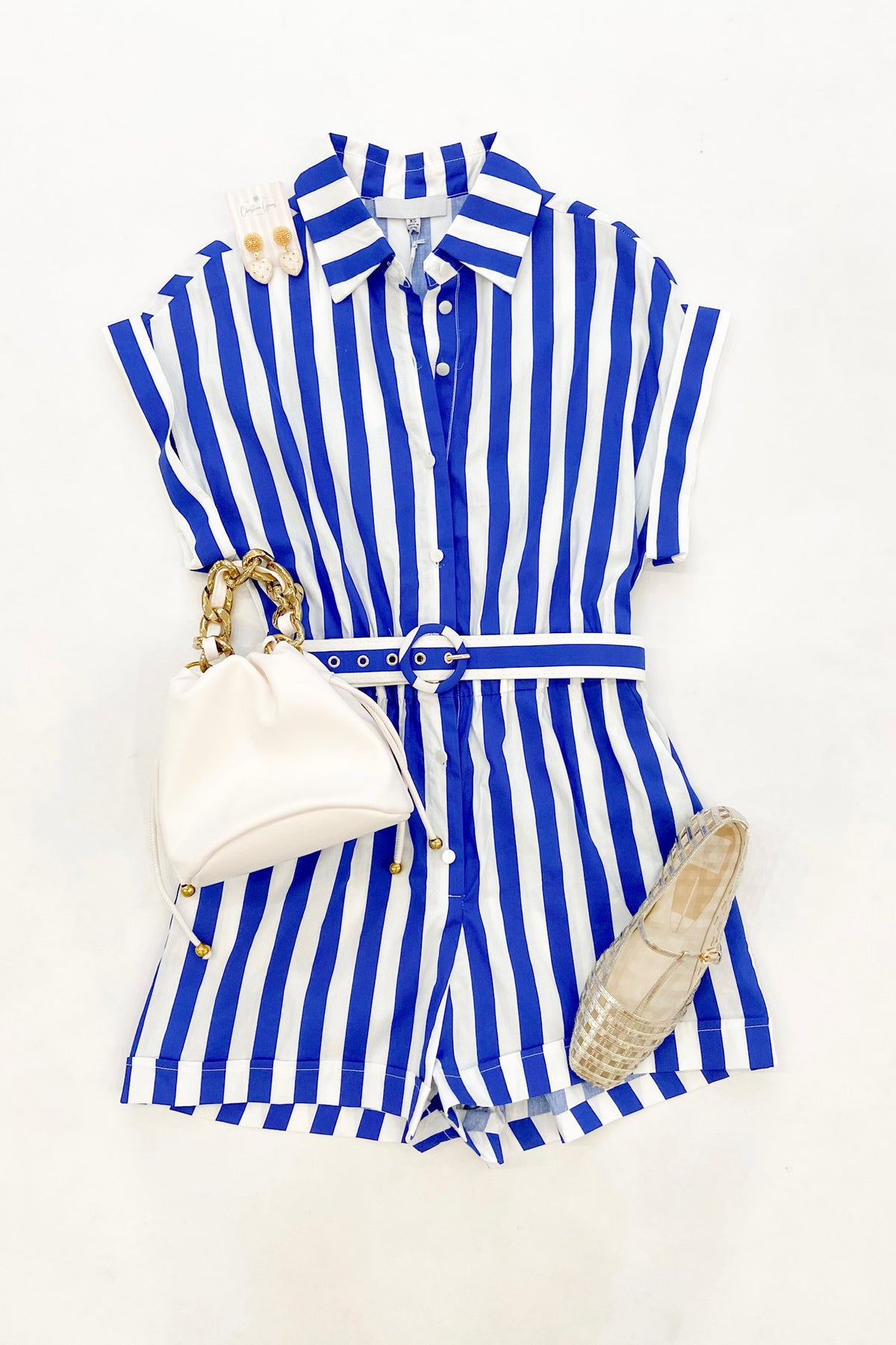 Natalie Romper Royal Blue