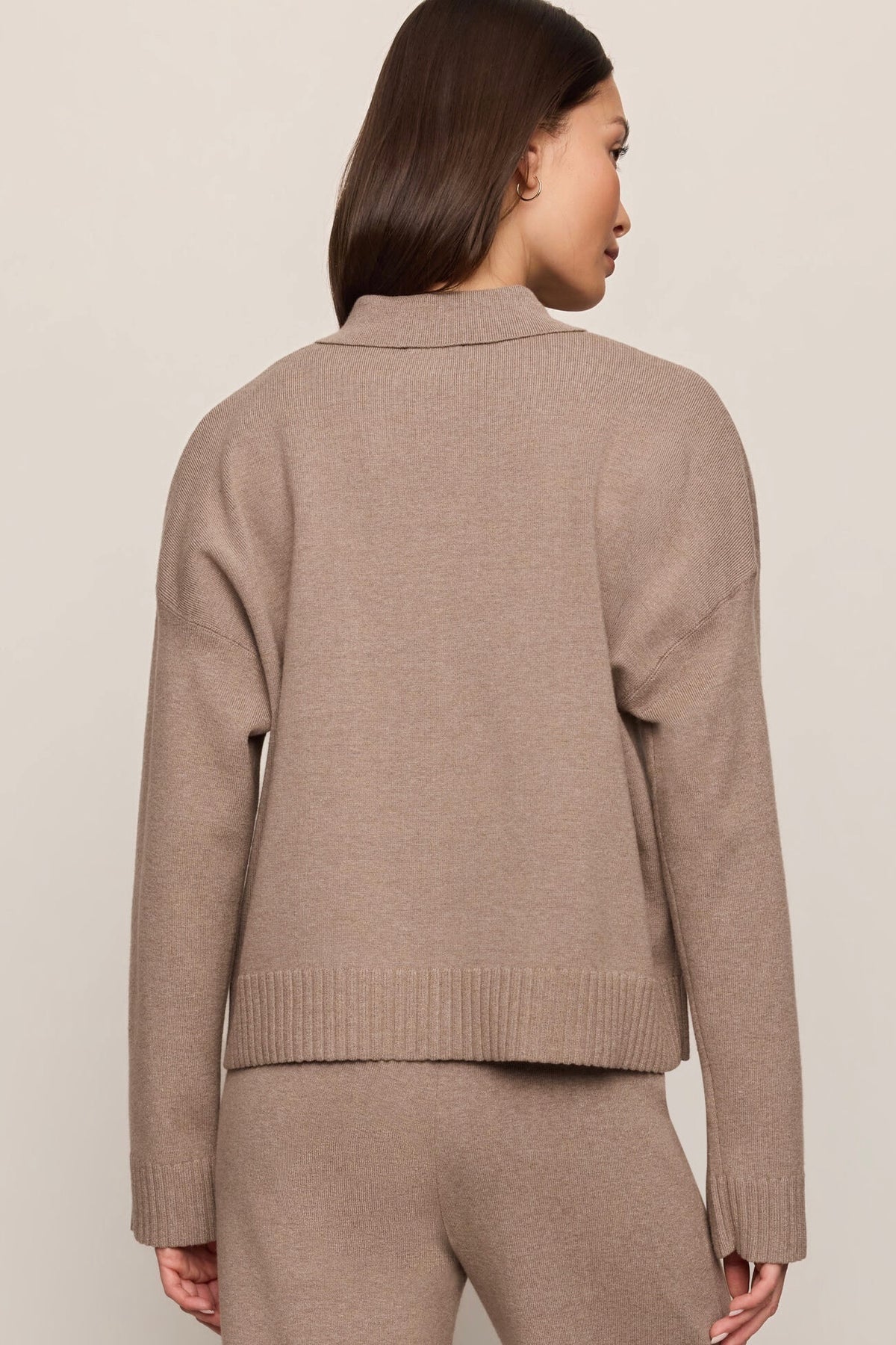 Slow Down Sweater Jacket Heather Ash