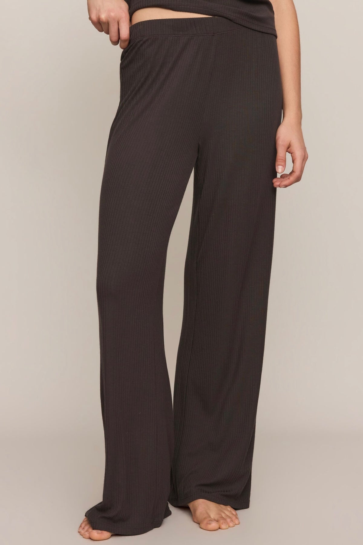 Just Right Rib Pant Cocoa Bean