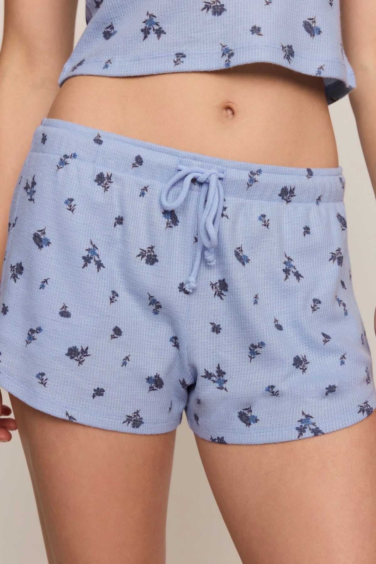 Ditsy Short Crystal Blue