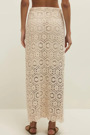 Raquel Lace Skirt Natural
